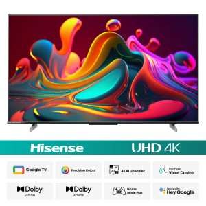 Hisense 50" Bezelless Dolby Vision 4K UHD Smart LED Voice Control Google DTS TV 50A6F3